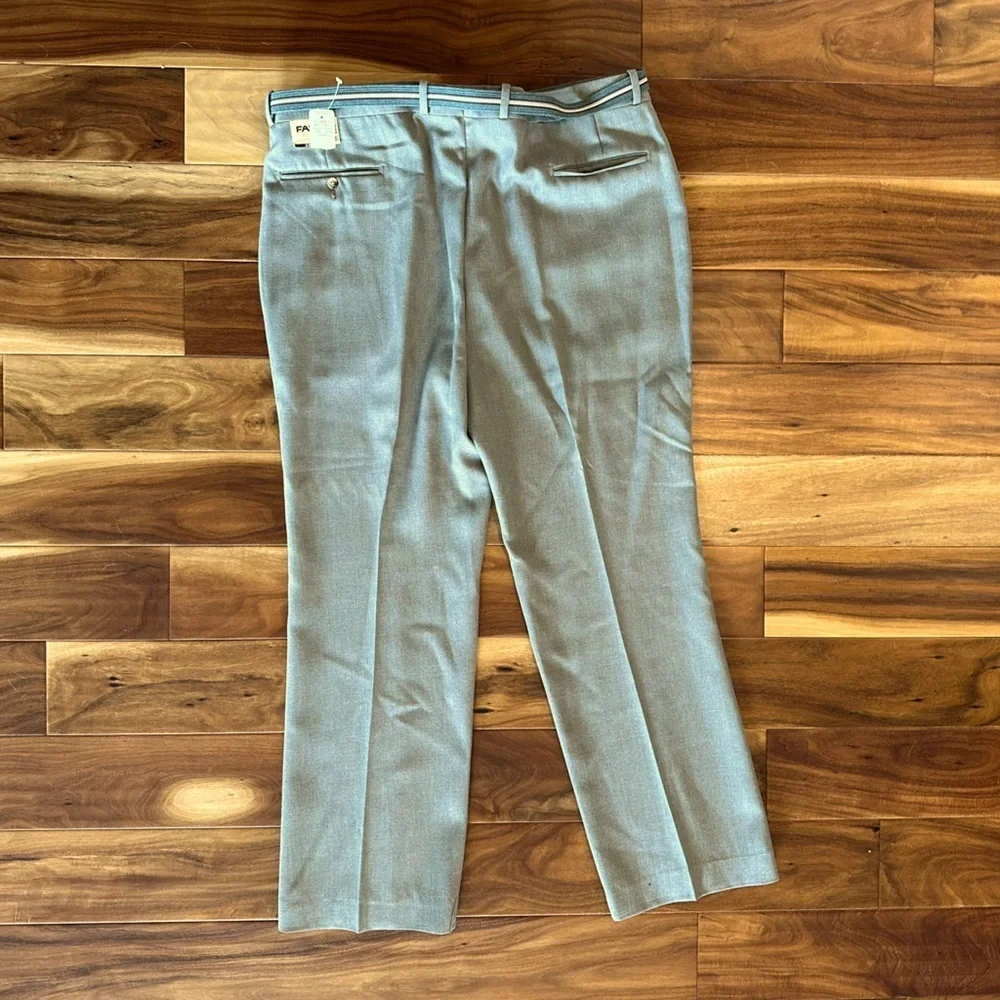 Vintage Farah Tan Dress Slacks with Belt size 42x30